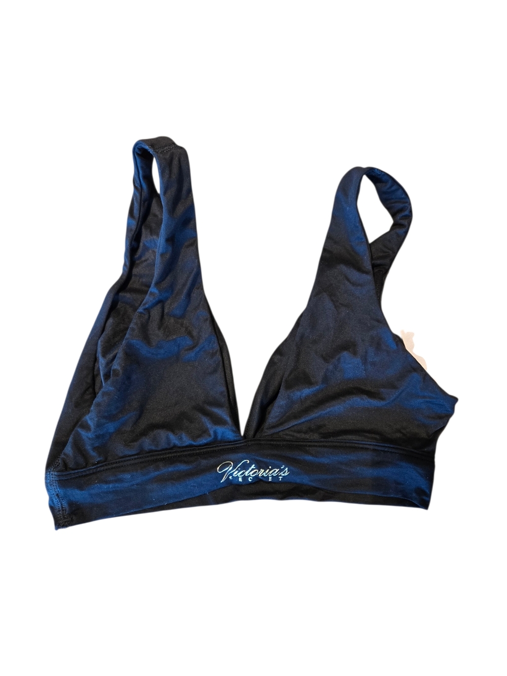 NWT Victoria's Secret Seamless Logo Bralette Black Small Please See Tag Photo